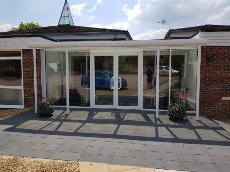 New Aluminium Double Glazed Extension at Seer Green Baptist Church